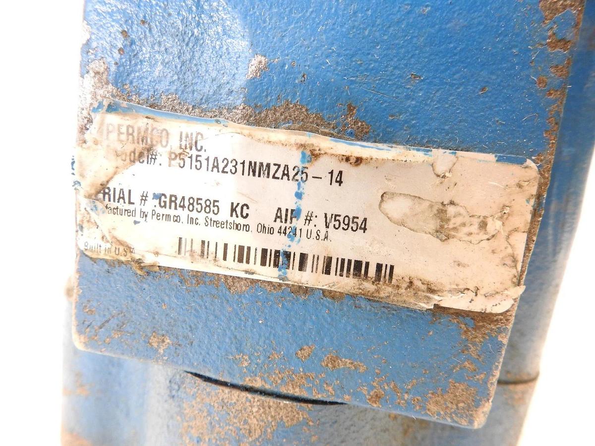 New Genuine Permco PS151A231NMZA2514 5151 Series 2.5" Gear 3000 psi Hydraulic Pu