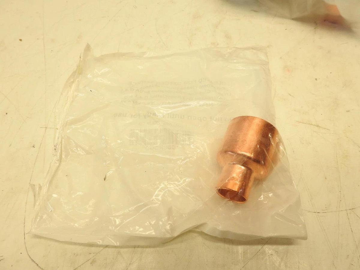 Lot Of 15 Nibco CBCRCGD WROT CXC RED COUP CB 1 x 1/2 in Copper Coupling