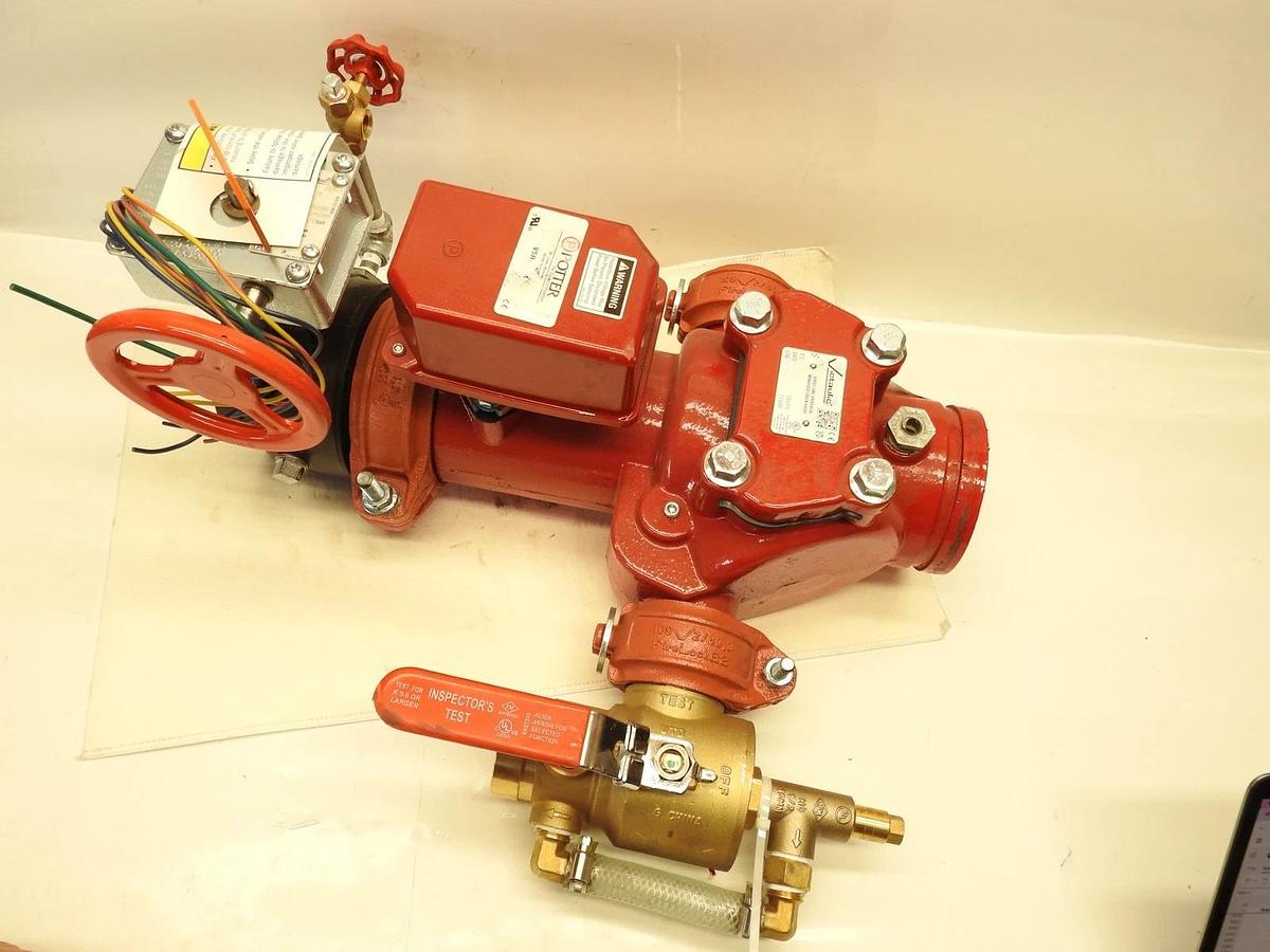 New Victaulic S040UMC101 w/ Potter VSR-M 4" Manifold Check Valve Series