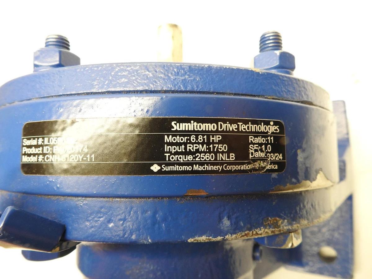Sumitomo Drive Technologies CNH-6120Y-11 Inline Speed Reducer - 11:1 Ratio