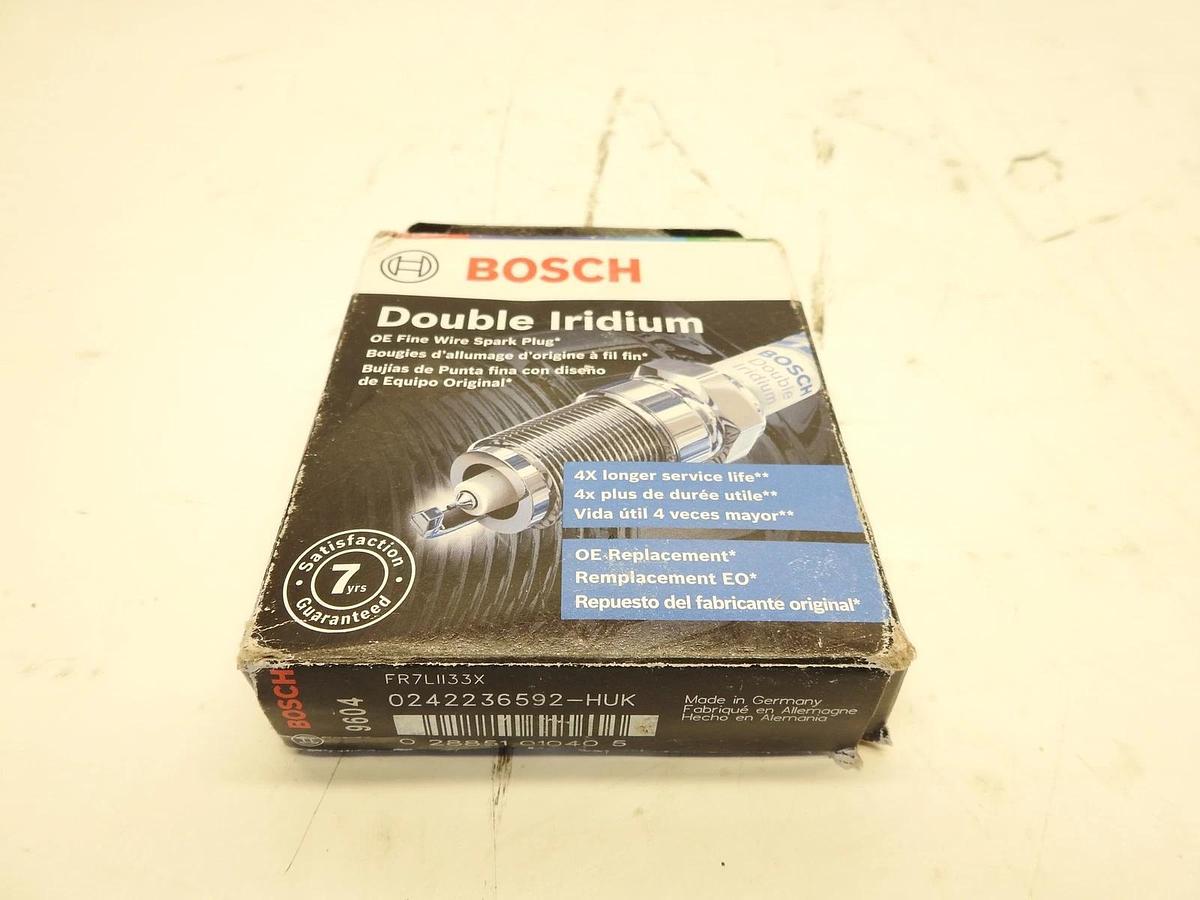 4 pcs Bosch Double Iridium Spark Plug For 2009-2011 CHEVROLET AVEO L4-1.6L