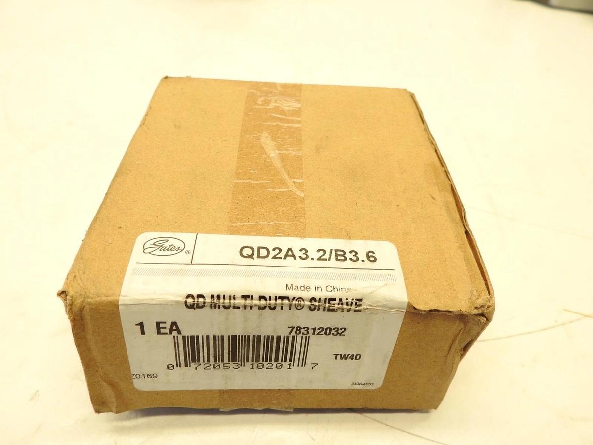Gates QD2A3.2/B3.6 Multi-Duty Sheaves - QD