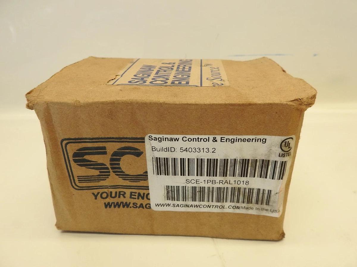 SAGINAW SCE-1PB-RAL1018 / SCE1PBRAL1018 (BRAND NEW)