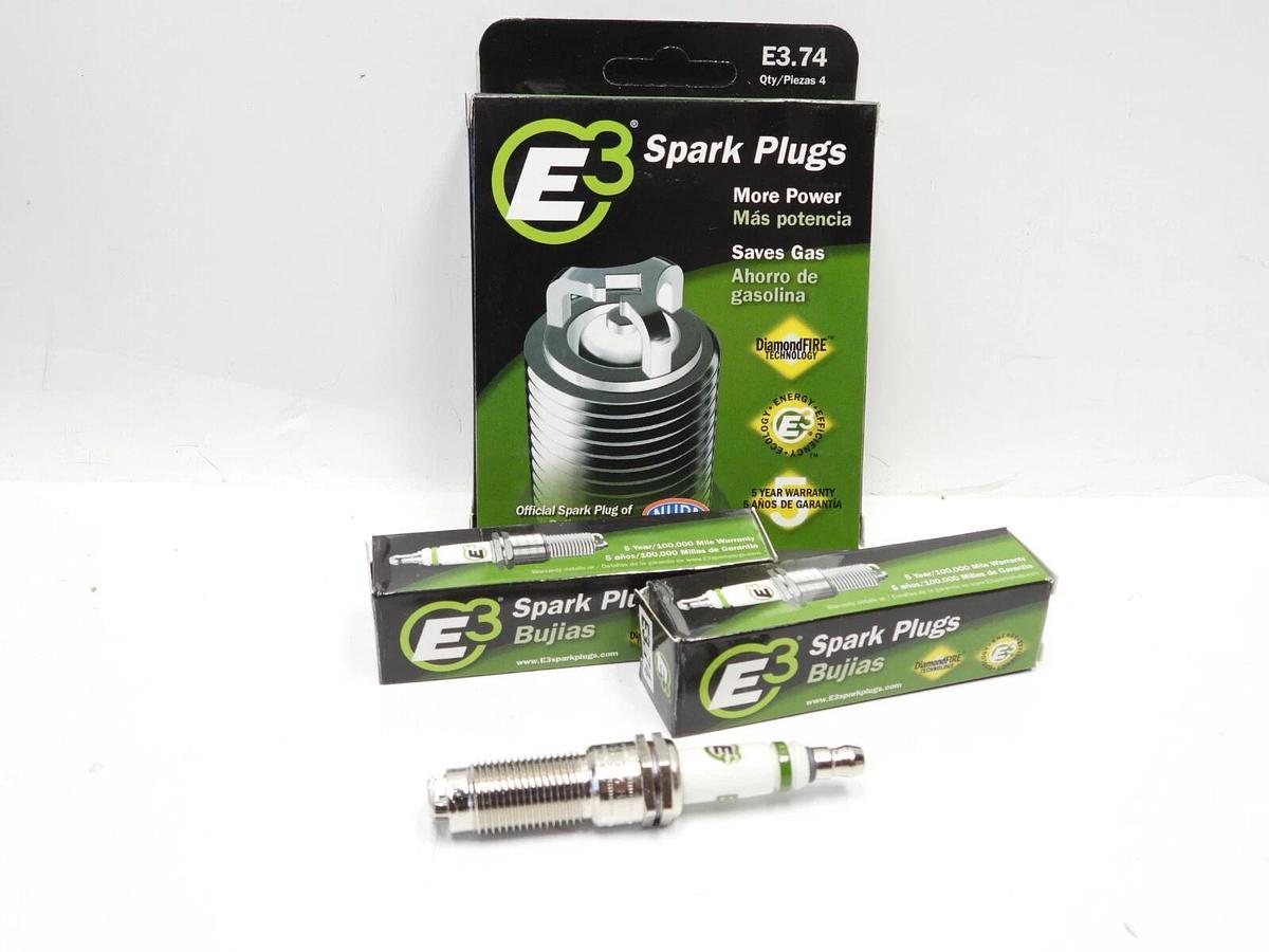 E3.74 E3 Premium Automotive Spark Plugs - 6 SPARK PLUGS