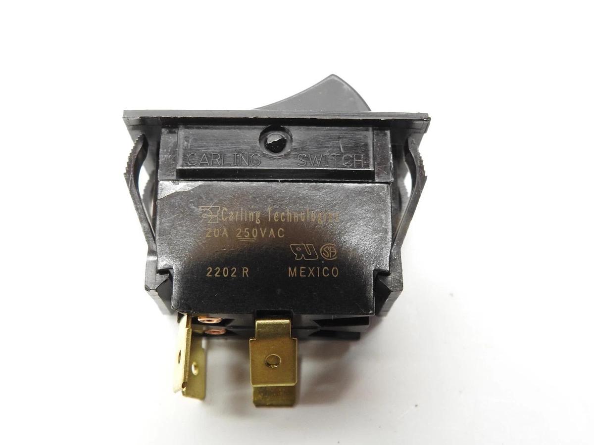 New Oem Carling 200a 250vac 2202r Rocker Switch
