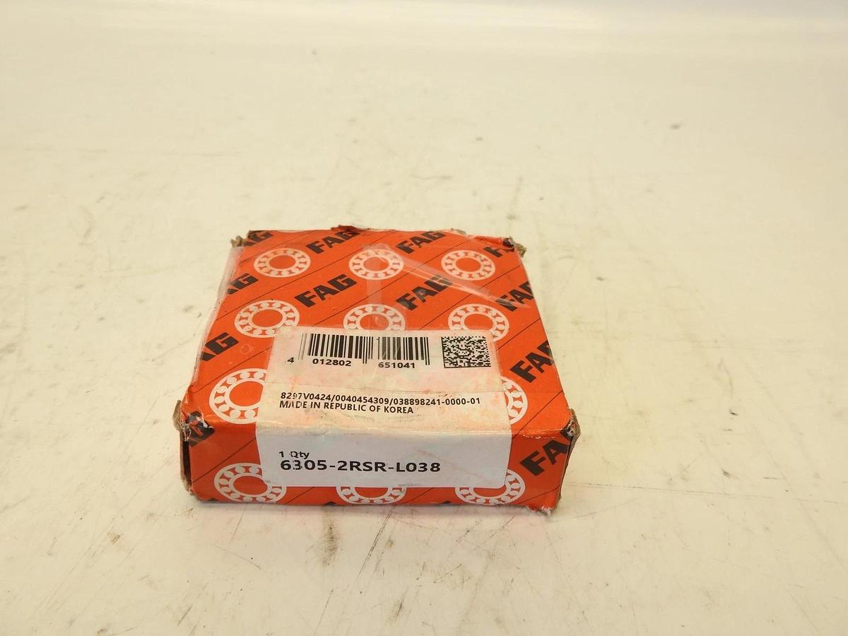 FAG 6305-2RSR-L038 Deep Groove Ball Bearing NEW