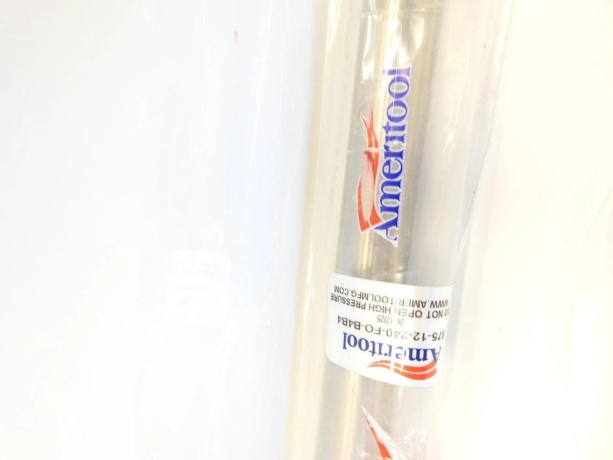 Ameritool 875-12 Series 240LBS Stainless Steel Gas Spring 875-12-240-fo-b4b4