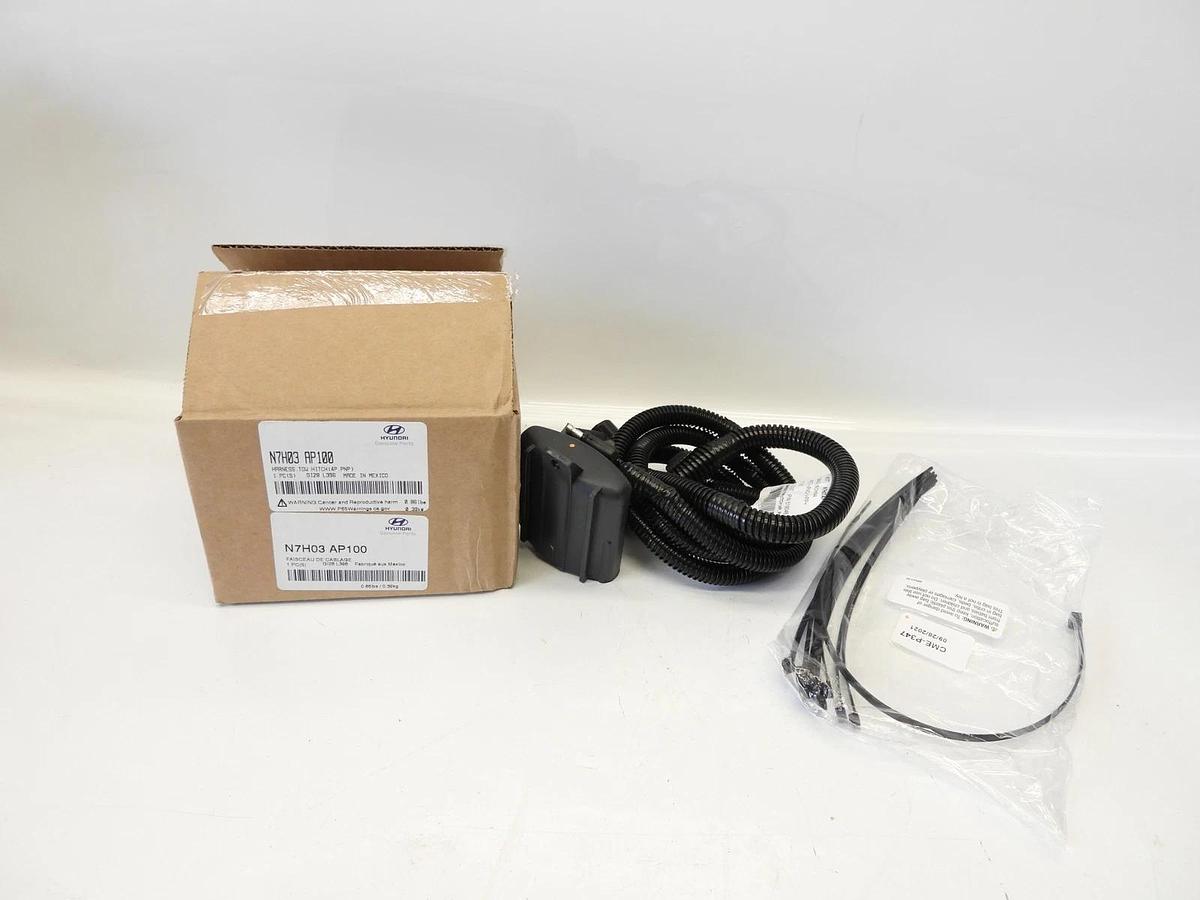 New Oem Hyundai N7H03 AP100 Tow Hitch Electrical Harness 4P, PNP, GI28 L396