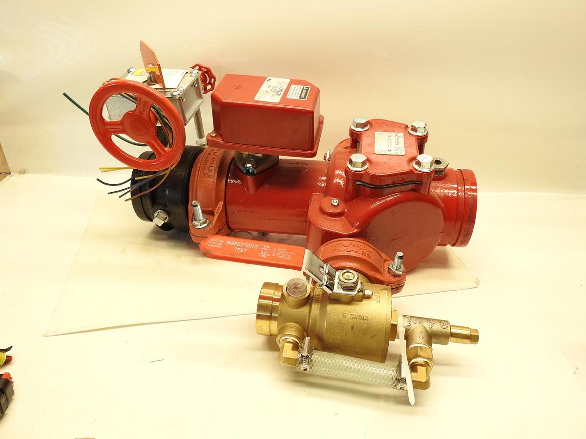 New Victaulic S040UMC101 w/ Potter VSR-M 4" Manifold Check Valve Series