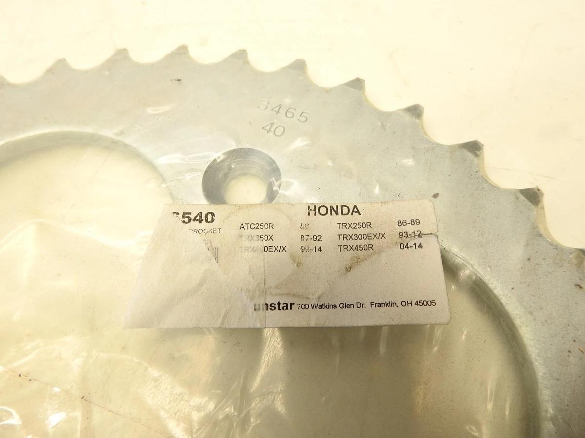 NEW SUNSTAR SPRKT REAR 40T STEEL 2-346540