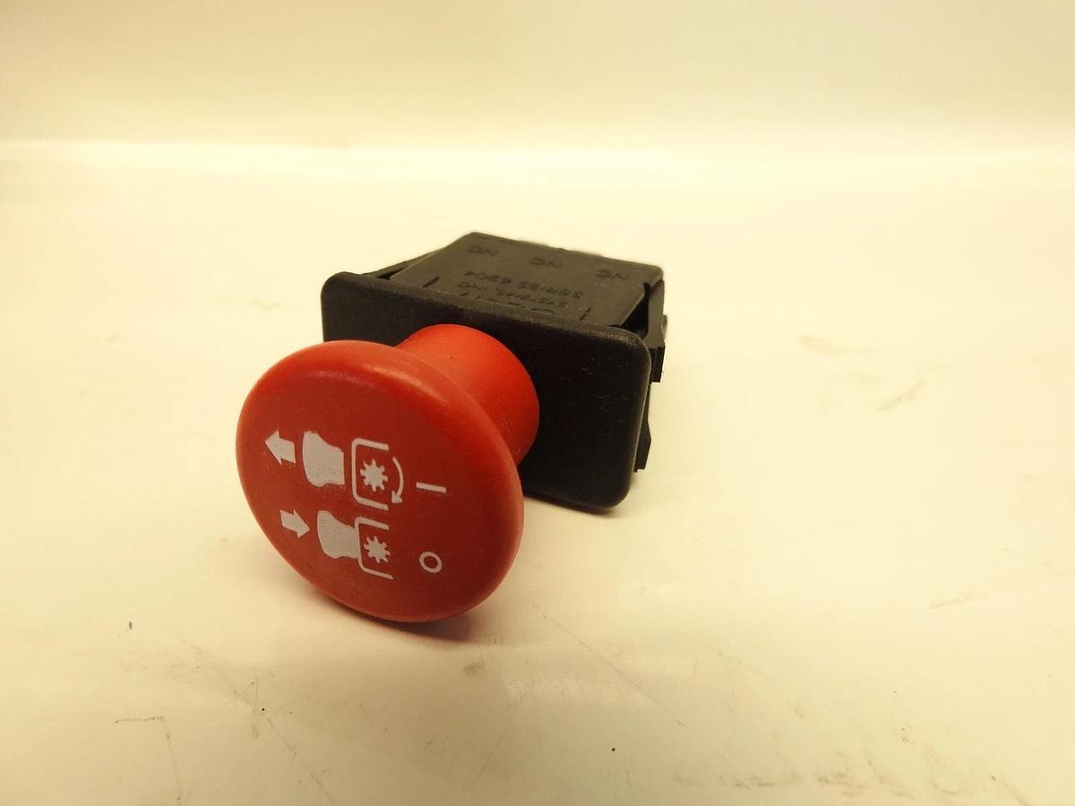 Delta Systems PTO Switch Push Pull 6204 Series 5 Terminal Red Switch for Ariens