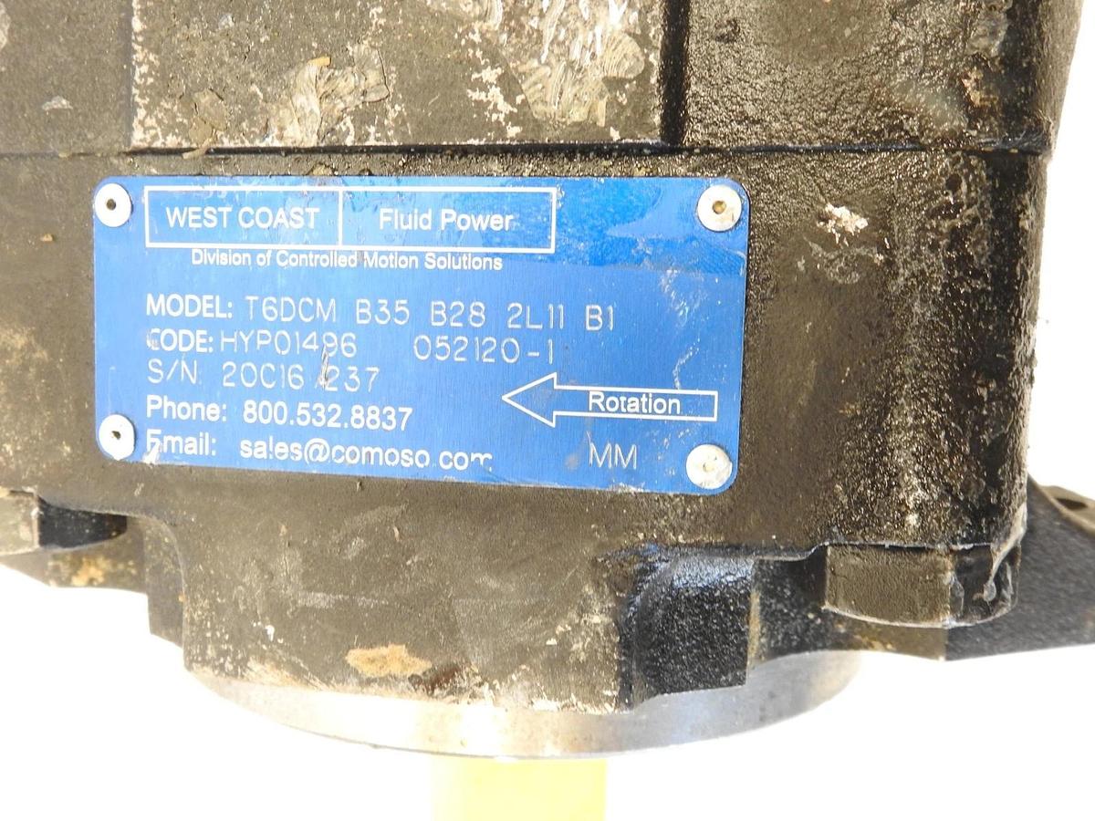 New Oem Parker Denison T6DCM B35 B28 2L11 B1 Hydraulic VANE PUMP