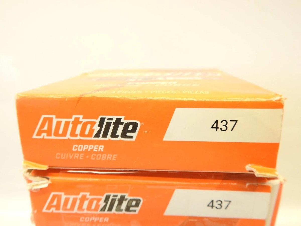Lot Of 32 Autolite 437 Nickel Spark Plug Copper Non-Resistor