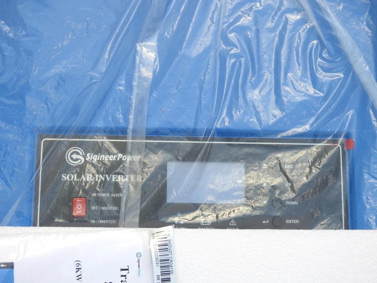 New Genuine Sigineer M6048D Off-Grid Solar Inverter 48VDC,150A 6000W