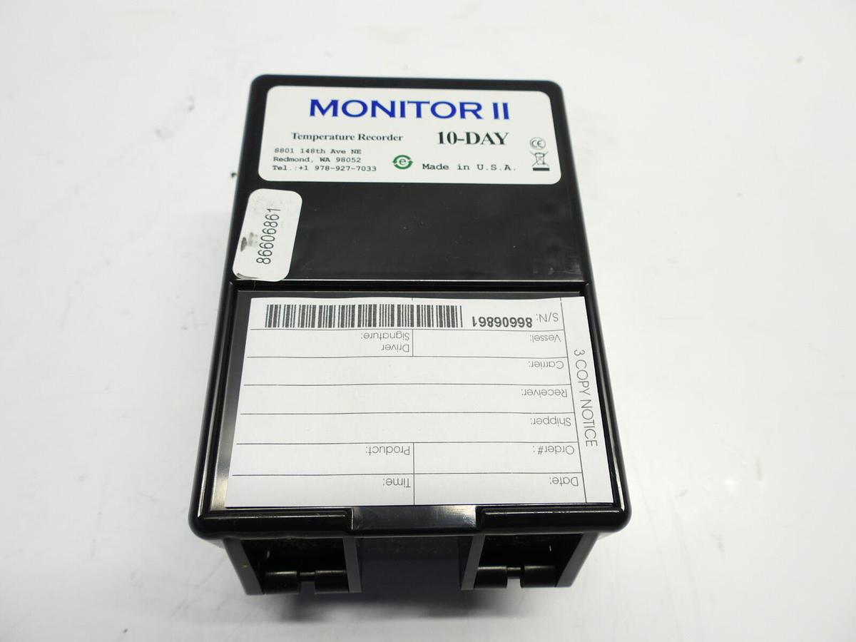 NEW Monitor II 10 day Transit Temperature Recorder