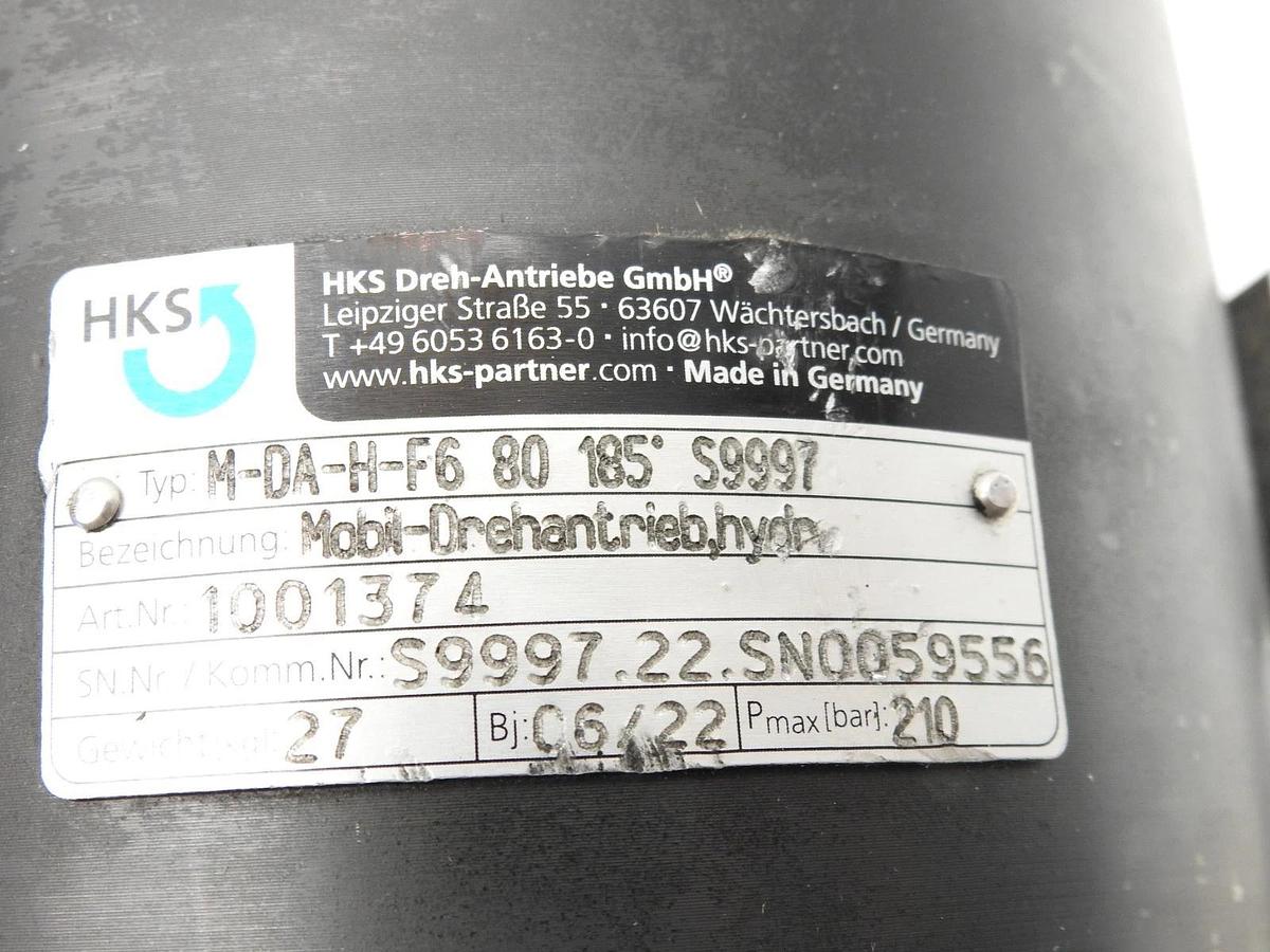 New Genuine HKS Hydraulic Rotary Actuator M-DA-H-F6 80
