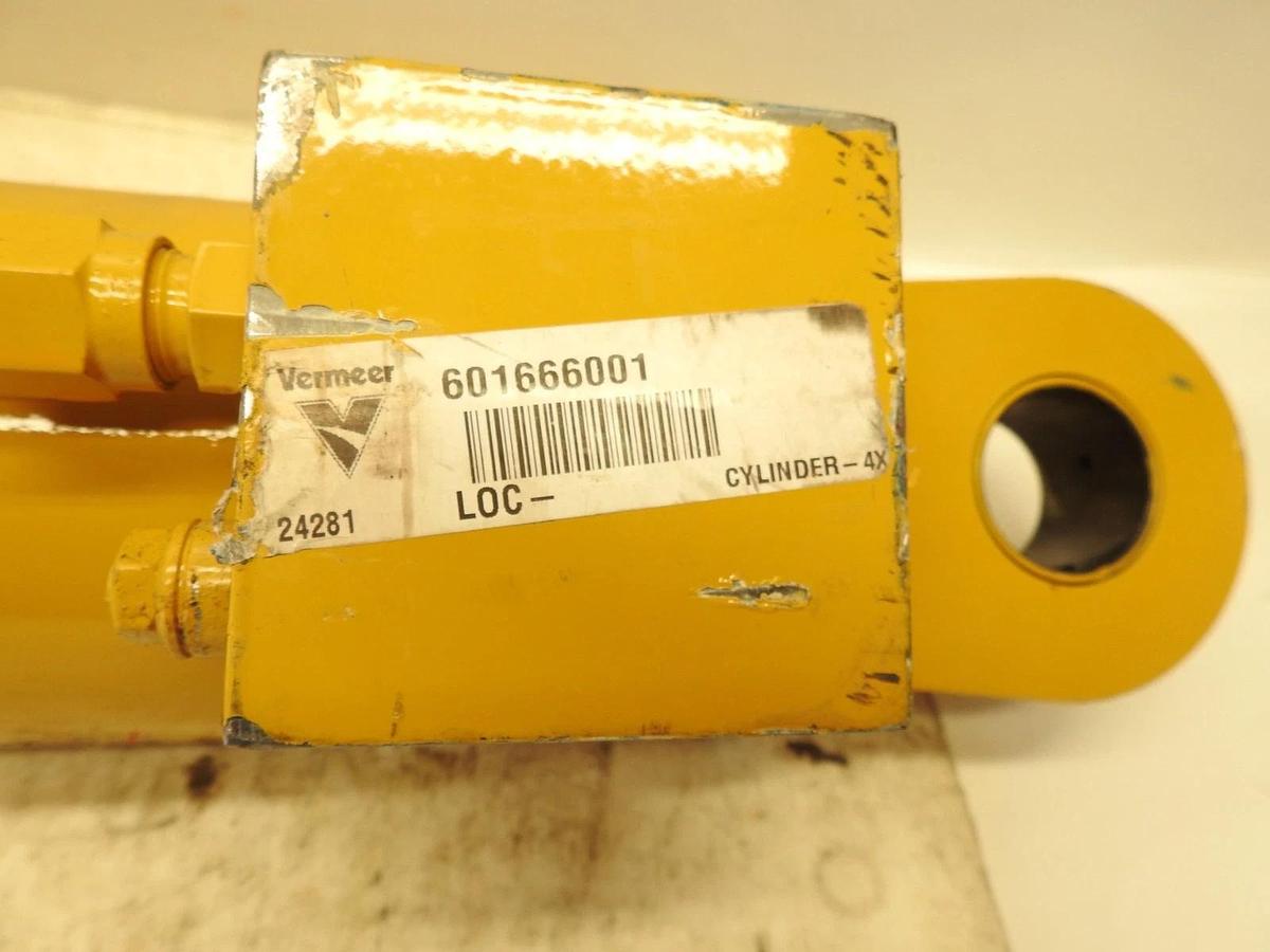 New Oem Vermeer 601666001 Hydraulic Welded Cylinder 28" Retracted Length x 1.74"
