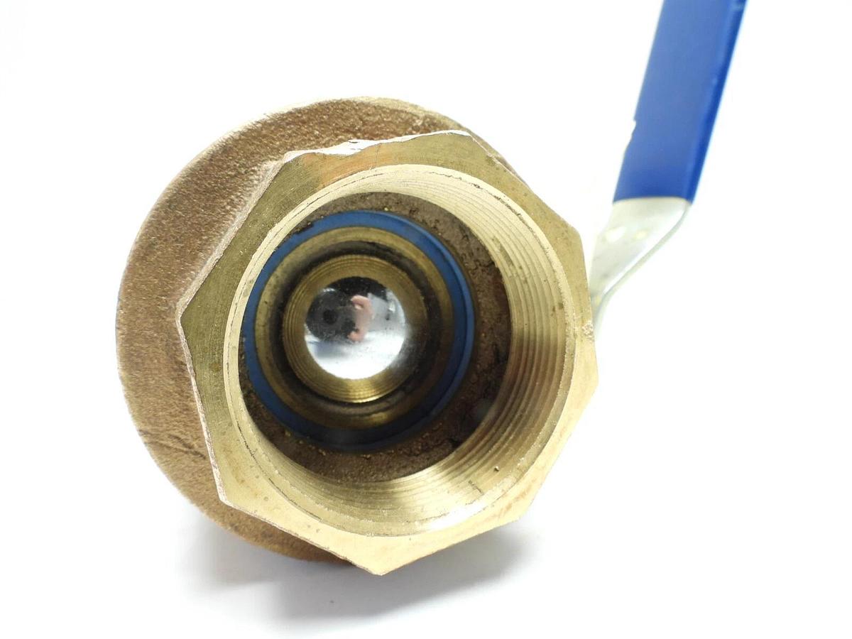 Nibco T-585-70 Full Port 1-1/2" Threaded Brass Ball Valve SP-110 NL9510C