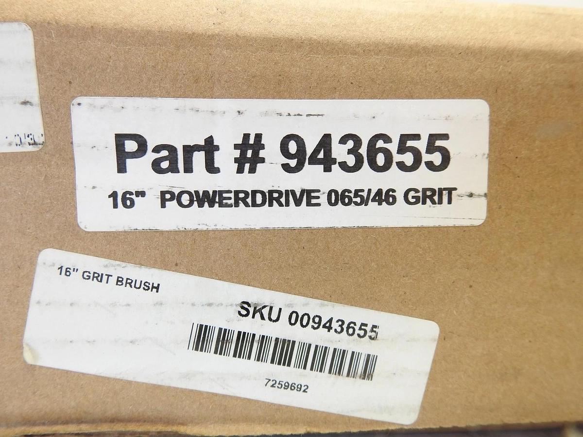 Oem PowerBoss 3313128 Grit Rotary Brush 16" Floor Scrubber 5550 9090 Core 50 TSS