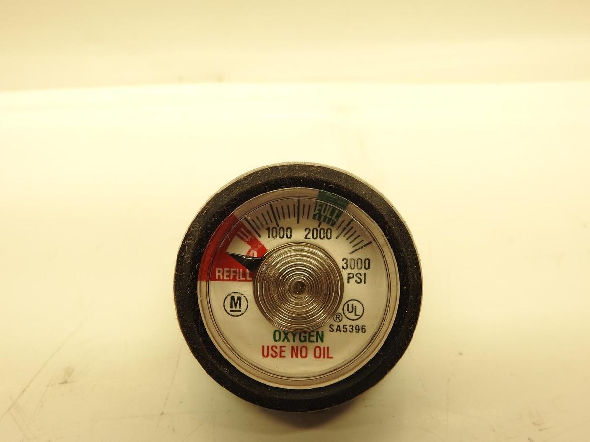 New Mija 1-03127 Pressure Gauge 0-195-300 PSI UL 1./8" NPT 1.4"