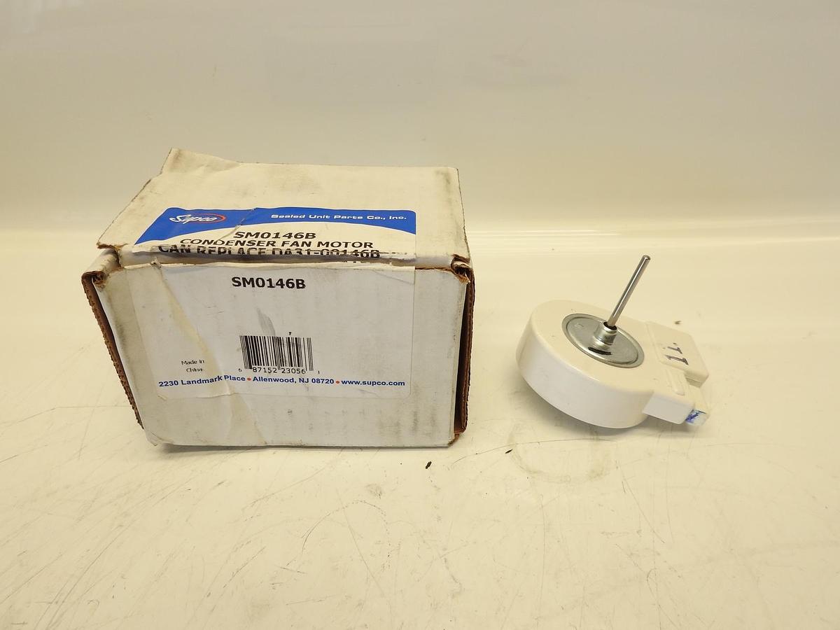 Supco Condenser Fan Motor SAMSUNG AP4136568 DA31-00146B SM0146B New Motor Tech