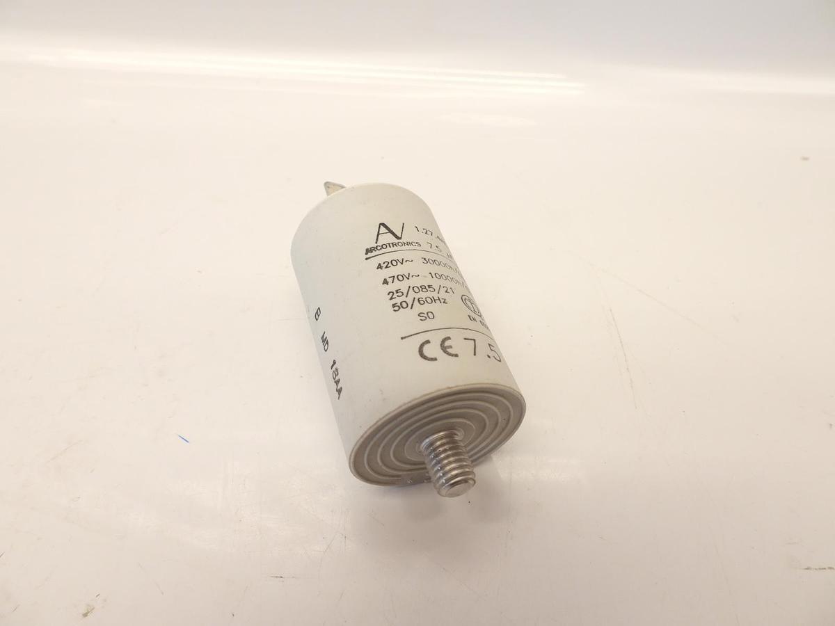 Arcotronics Generator Capacitor AVR MKP 7.5 uF 420V 470V -25/85/21 EN60252 OEM
