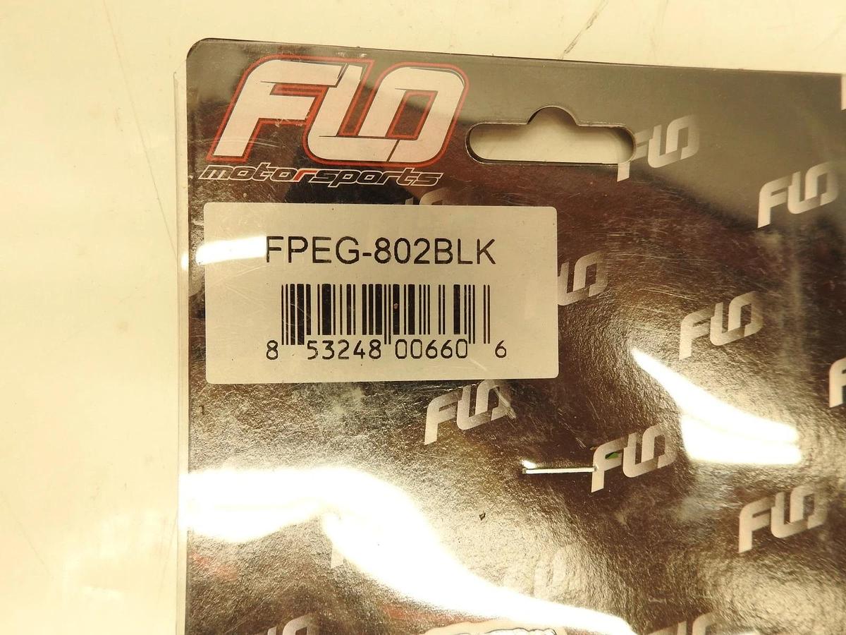 New FLO Moto Style Shifter/Brake Peg Black #FPEG-802BLK Harley Davidson