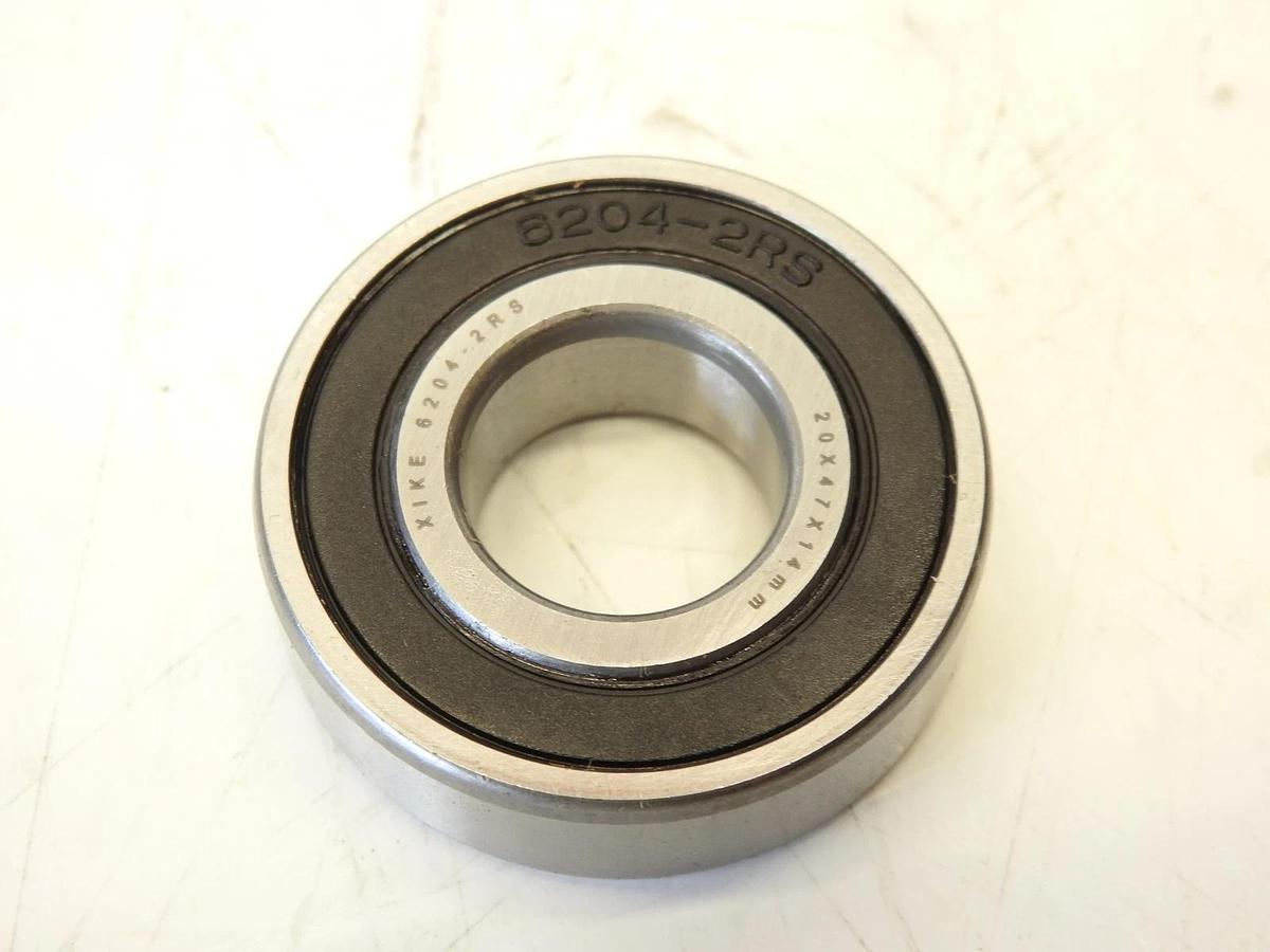 10 Pcs 6204-2RS Double Rubber Seal Bearings 20X47X14Mm, Pre-Lubricated