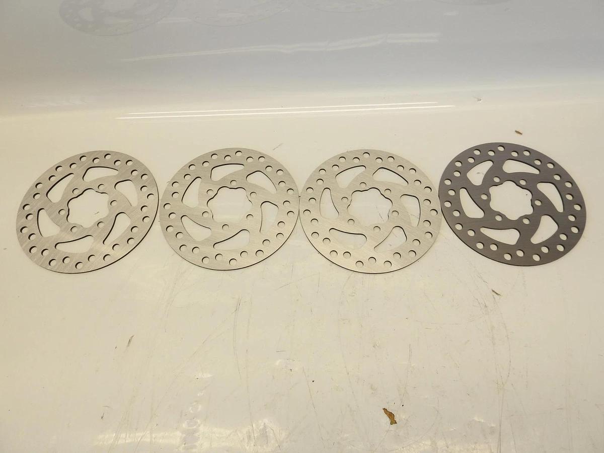 4PK New Genuine Bird Electric Scooter E-Scooter 120mm 6 Bolt Hole Brake Disc Rot