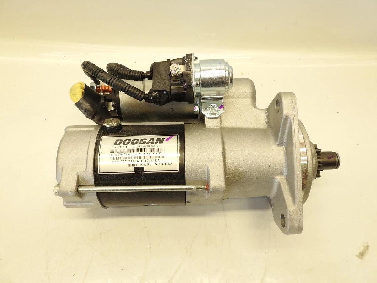 Genuine Engine Starter 24V 4.5 KW OEM DAEWOO DOOSAN 300516-00041B