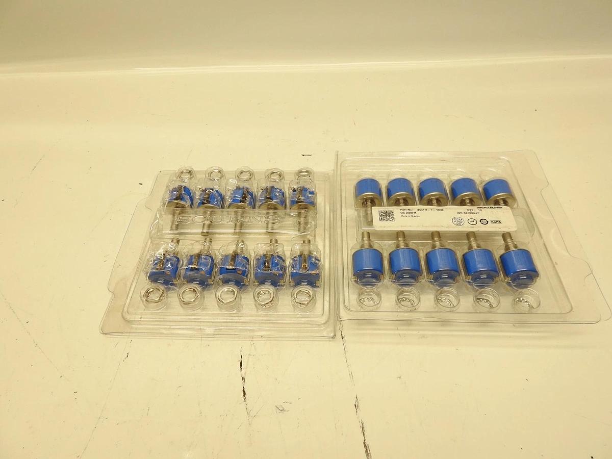 Lot Of 20 NEW BOURNS 3541H-1-103L Hybitron Precision Potentiometer 10 kOhms 2W -