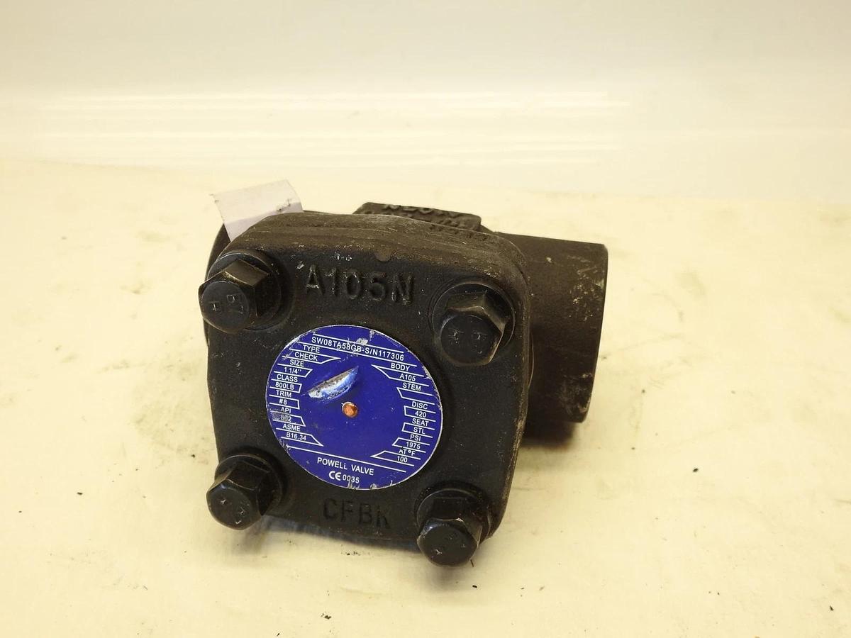 Powell Gate Valve Forged Steel A105N Threaded 1 1/4-800