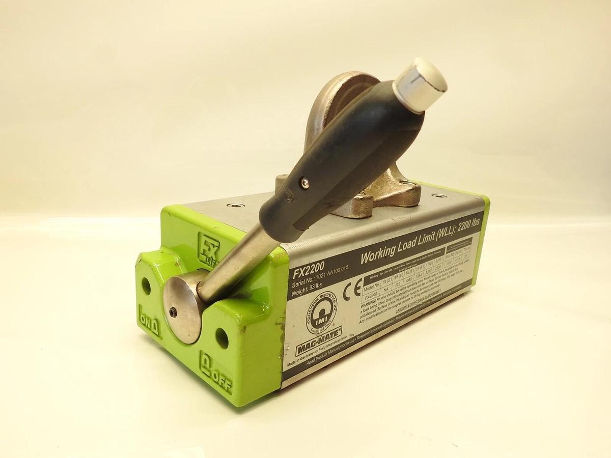 New Mag-Mate FX2200 Lift Magnet: 2,200 lb Capacity
