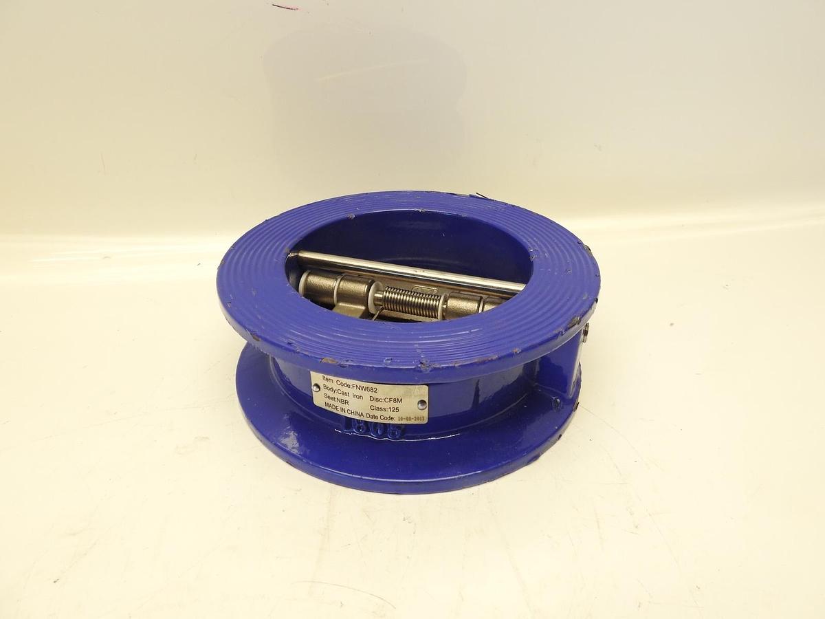 FNW Epoxy Coated Cast Iron Wafer Check Valve 4" FNW682P
