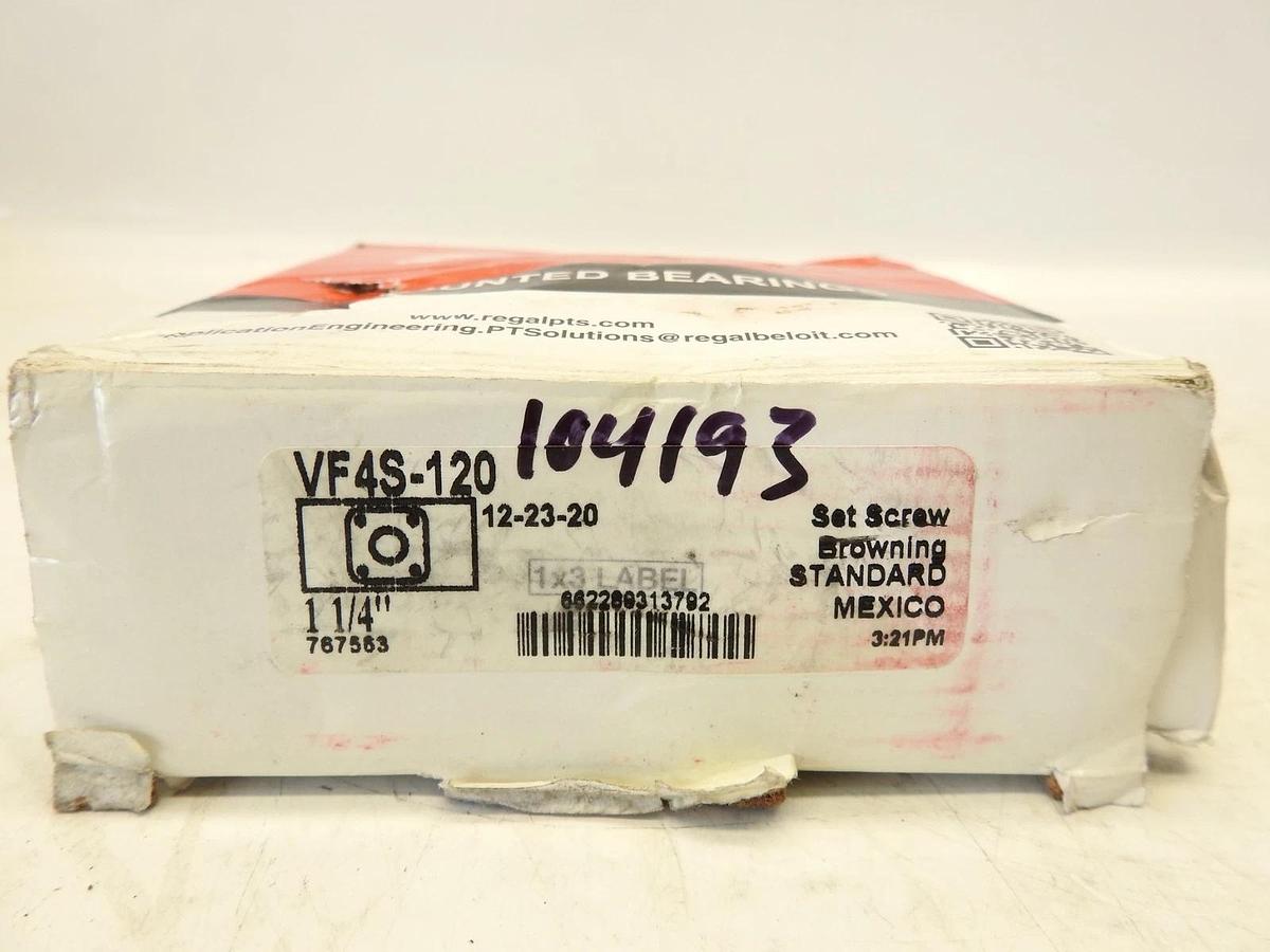 Browning Bearings - Mounted Bearings - VF4S-120S - 1-1/4"