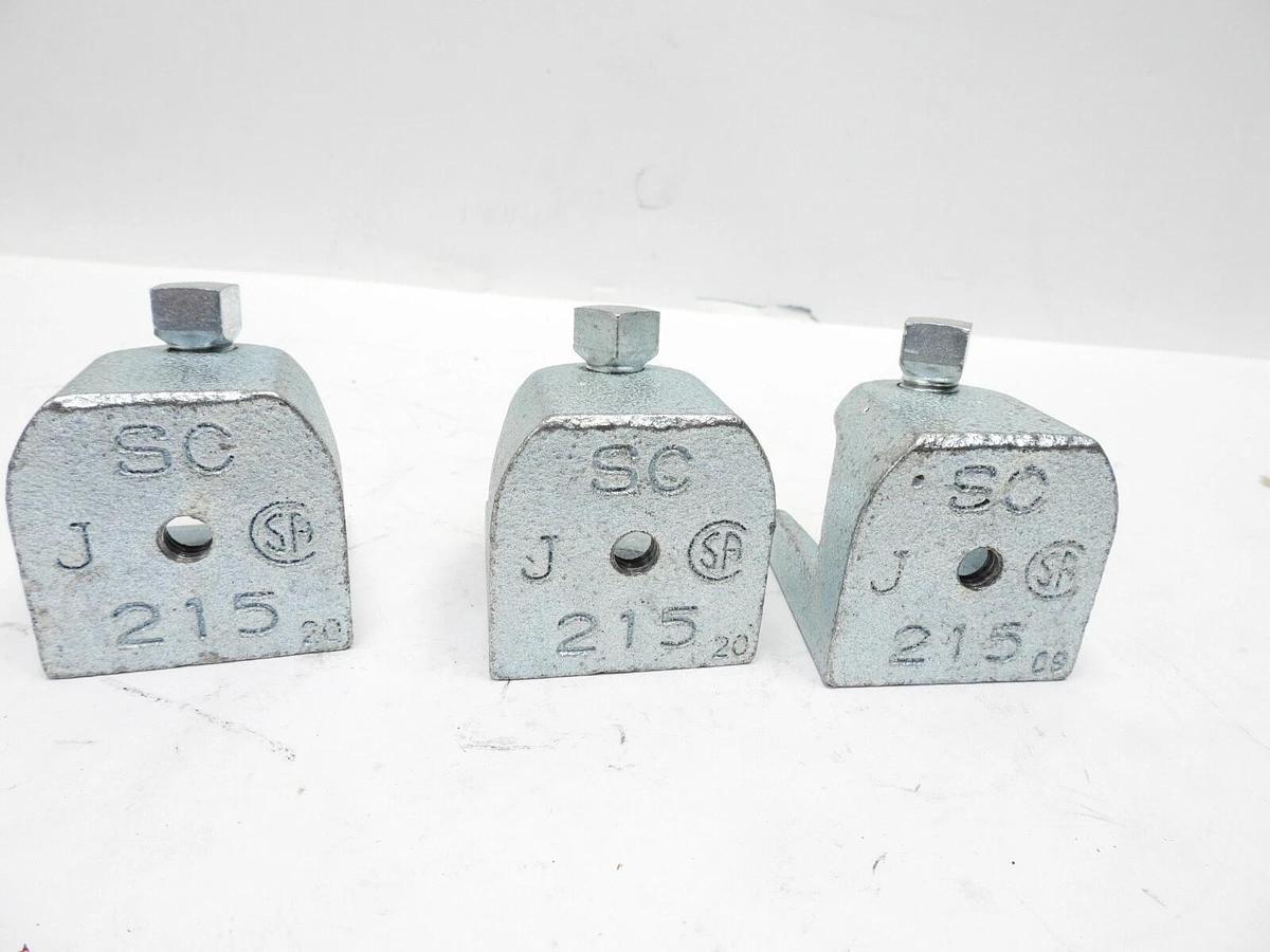Lot Of 3 New Thomas & Betts SC 215 J Beam Clamp 3/8-Inch