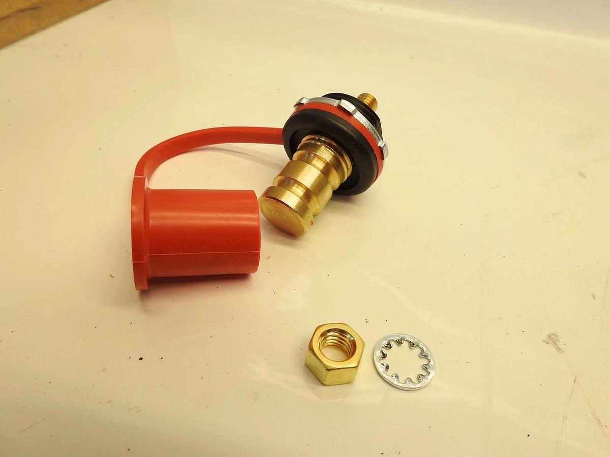2Pk Remote Jumper Battery Terminal Positive Power Junction Charging Post 3/8" St