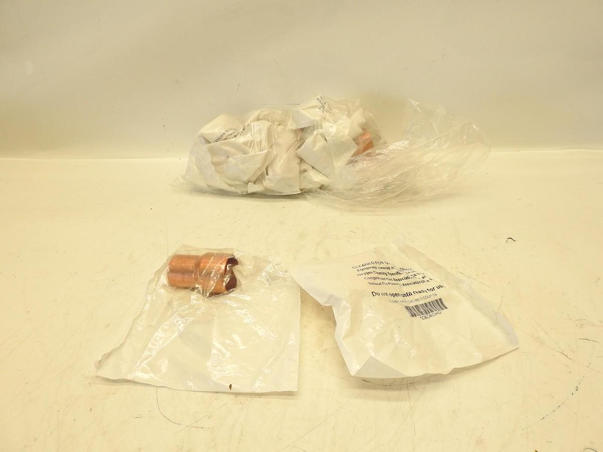 Lot Of 12 Nibco CBCRCHG  1-1/4X1 WROT CXC RED COUP CB  Copper Coupler