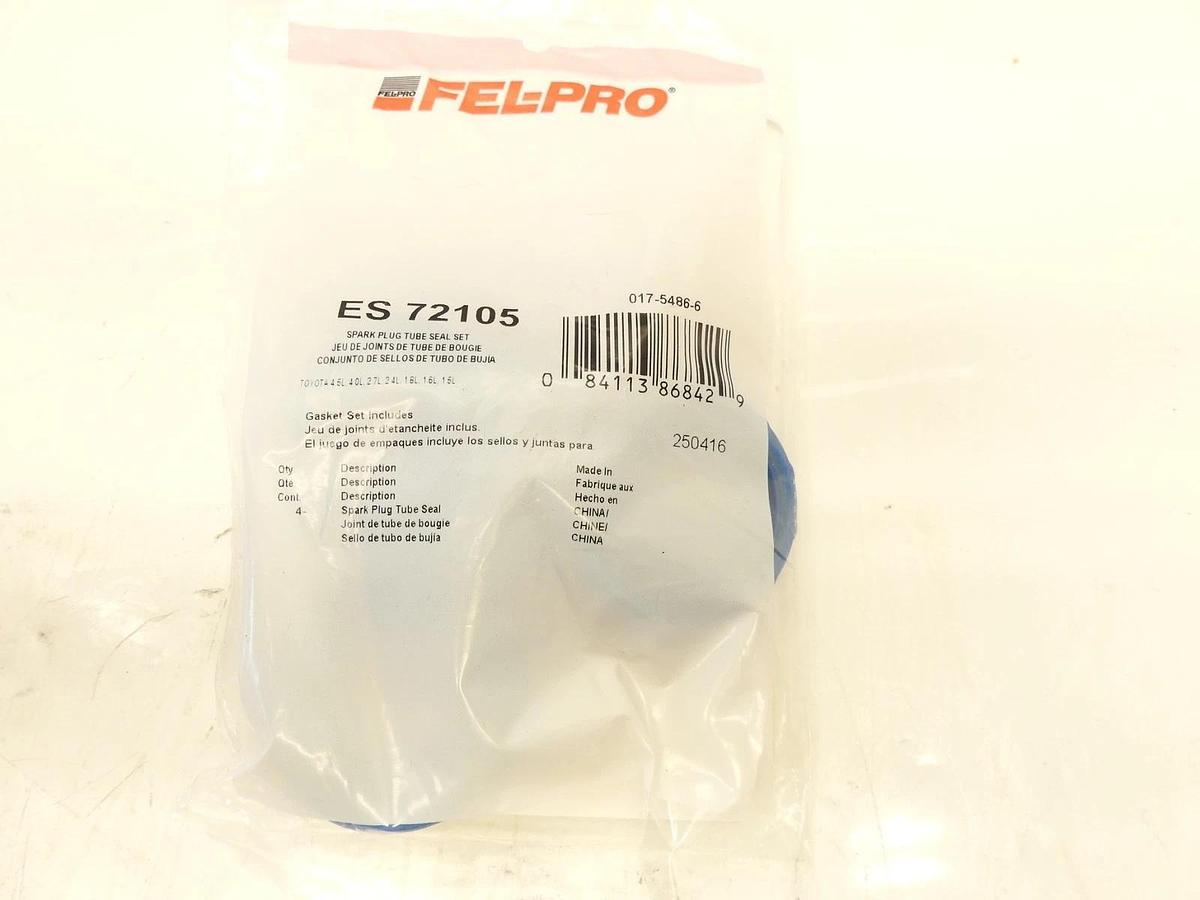 Fel-Pro ES72105 Spark Plug Tube Seals 1988-06 Toyota 05-11 Lotus 1.5L 1.8L 2.7L