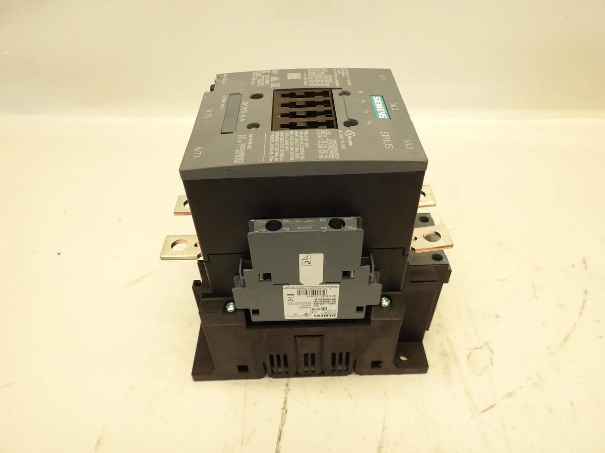 Siemens 3RT1055-6AF36 Power contactor Sirius line 3P 3PH 150A 600V 125HP @480V