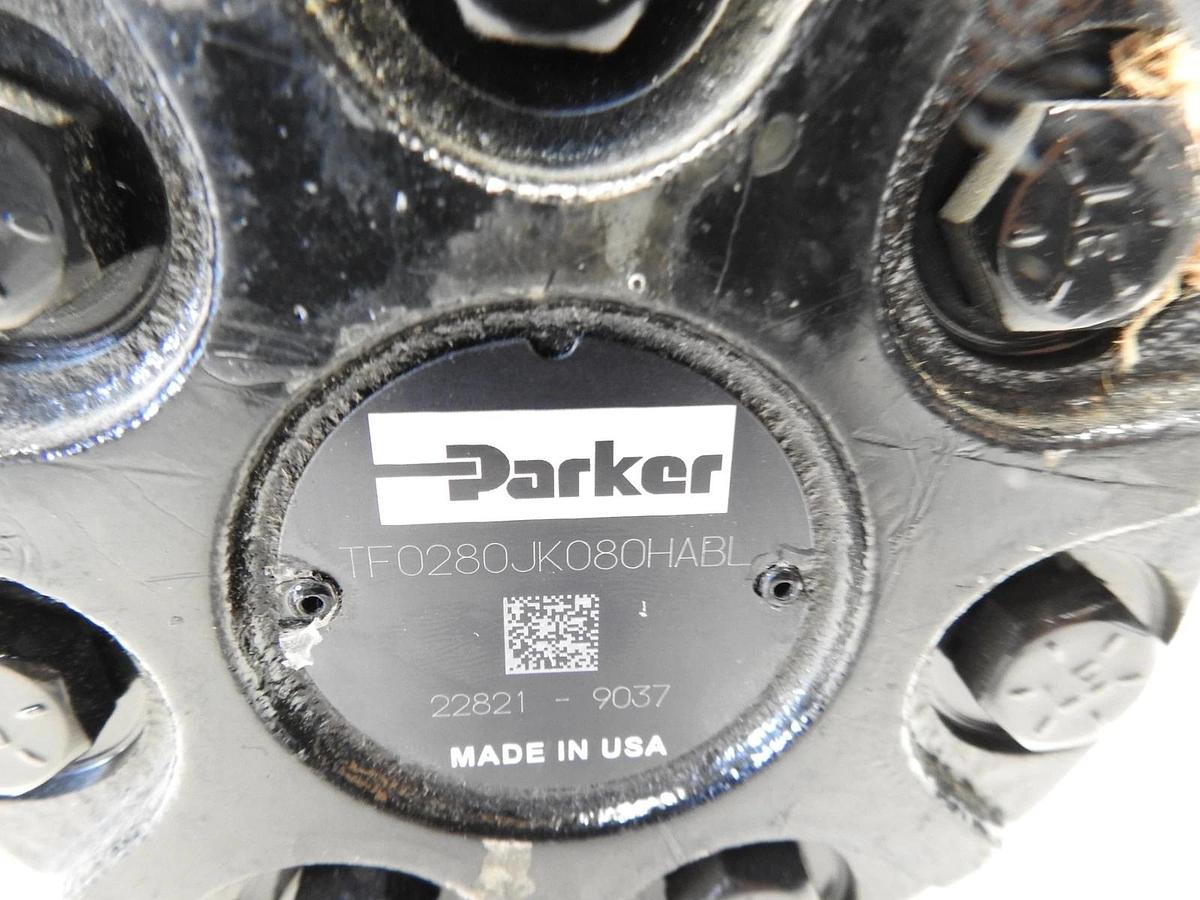 New Oem Parker tf0280jk080habl Hydraulic Motor With Parker IC-5537 Valve Block