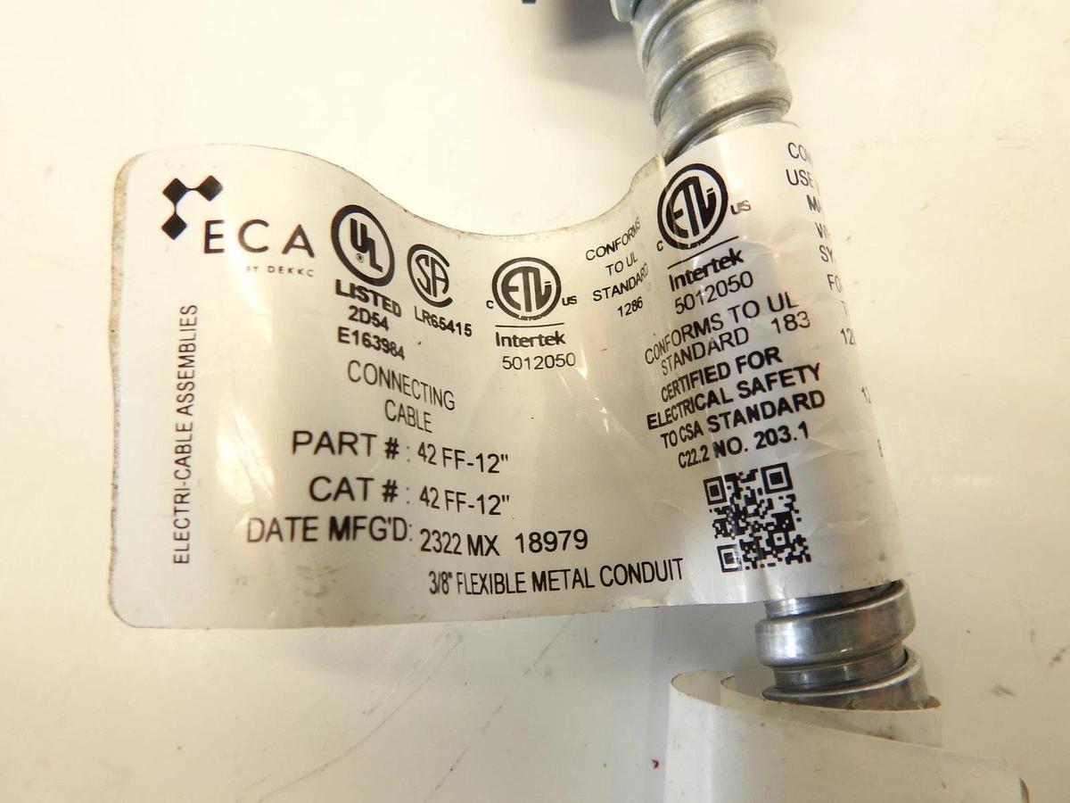 ECA 42 FF-12 Female/Female Interconnecting DaisyLink Power Cable