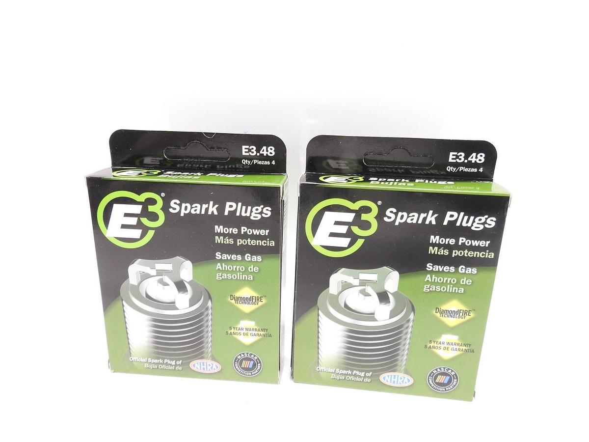E3.48 E3 Premium Automotive Spark Plugs - 8 SPARK PLUGS