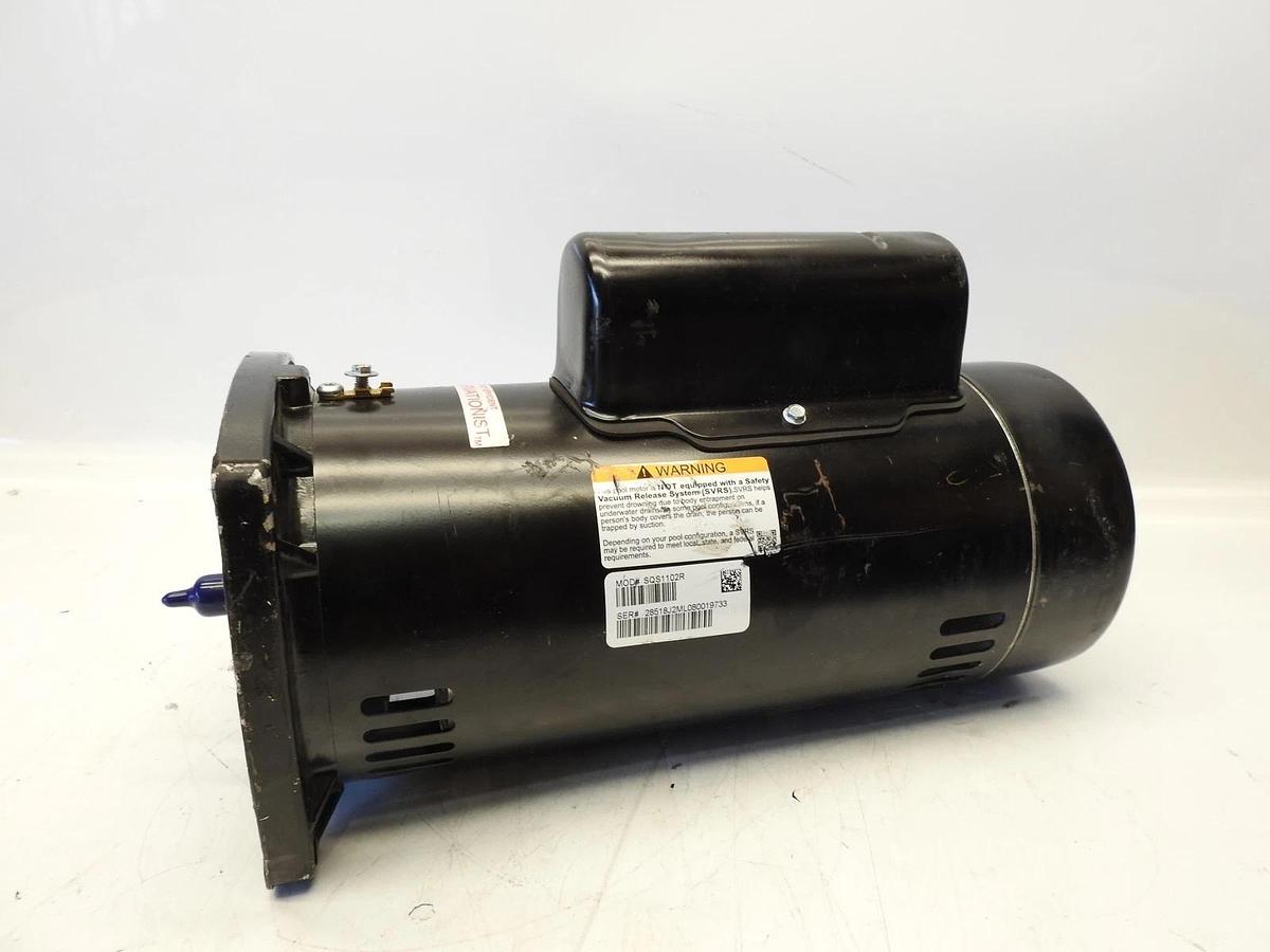 Century Sqs1102r Pool Pump Motor, Permanent Split Capacitor, 1, 1/6 Hp, 48Y
