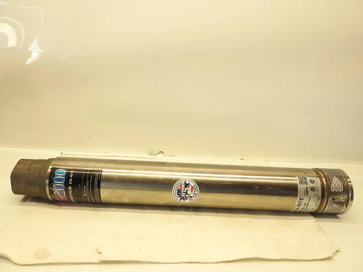 New Oem Pentair STA-RITE L30P4HH-04 4" Submersible Well Pump End, HS Series, 3 H