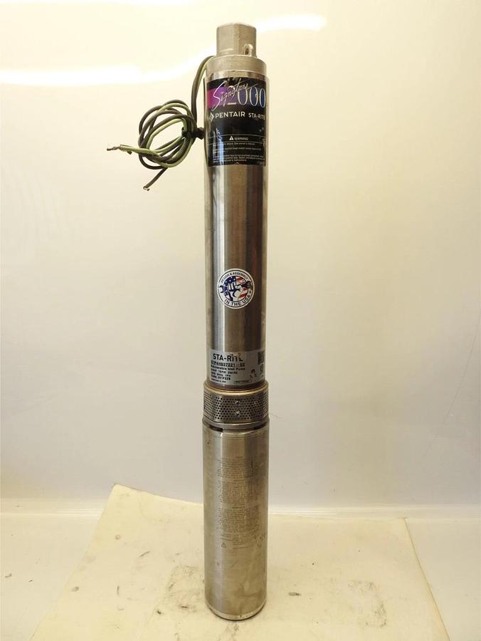 Pentair Sta-Rite S7P4HS07221-02, 4" Submersible Well Pump & Motor 3/4 HP, 230 V
