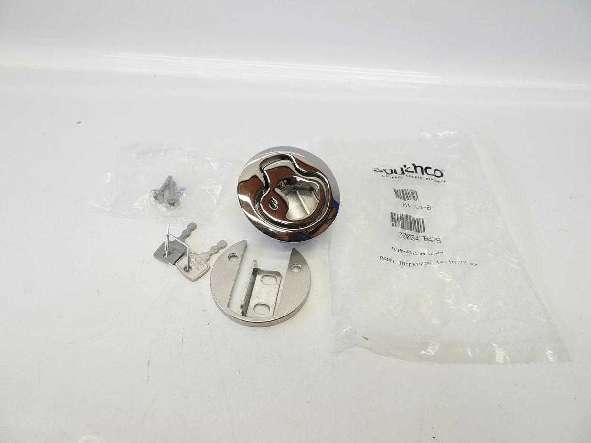New 2 1/2" M1-44-8 Southco Push To Close Latch Medium Stainless Steel