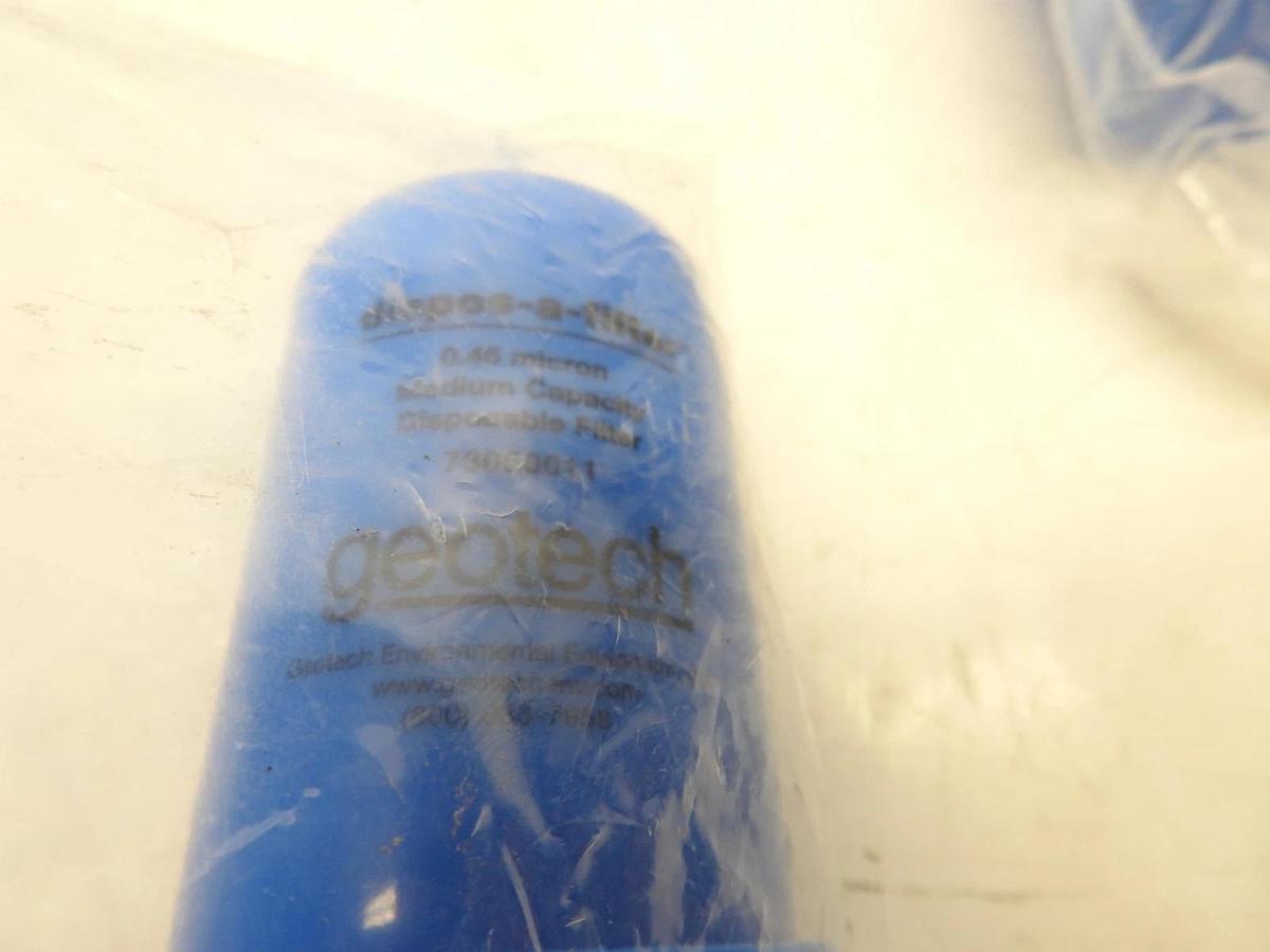Lot of 2 NEW SEALED GEOTECH DISPOS-A-FILTER 73050011 0.45 MICRON FILTER