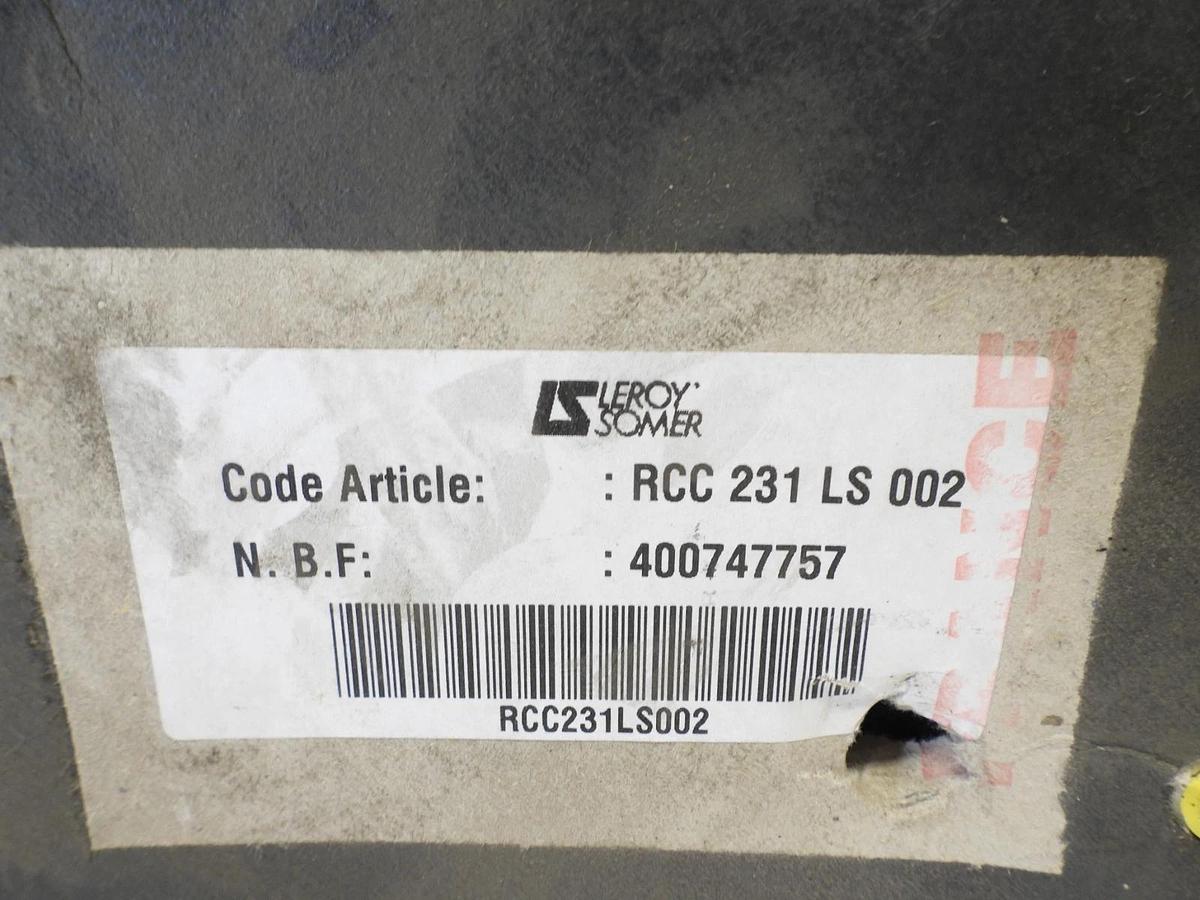 New LEROY SOMER RCC231LS002 MOTOR GEARBOX SPEED REDUCER SECTION