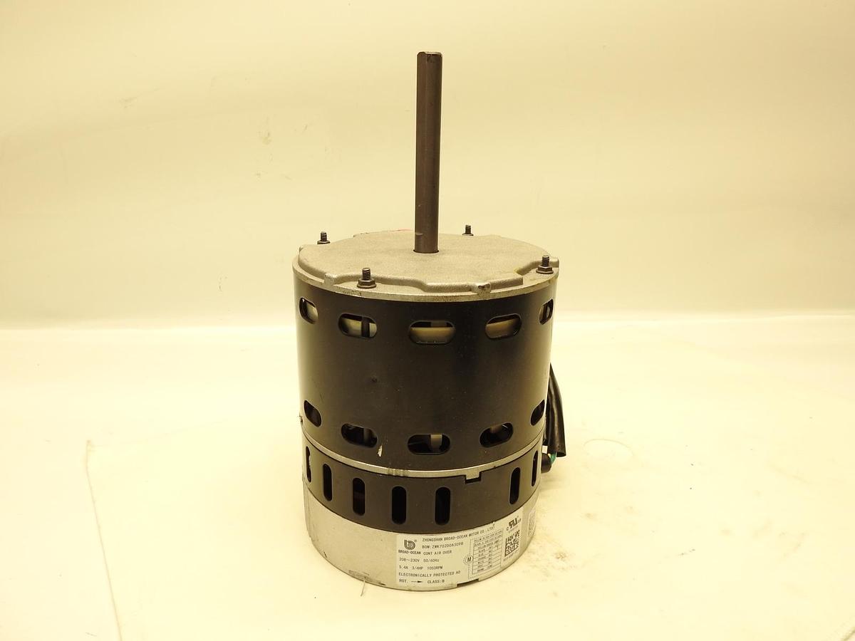 New Oem BROAD-OCEAN ZWK702D0H0012 ECM Motor HD44AQ276 1/2 HP 230V 1050 RPM